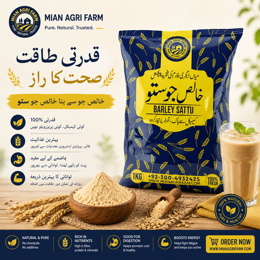Jou Sattu – 1 KG | Roasted Barley Flour |