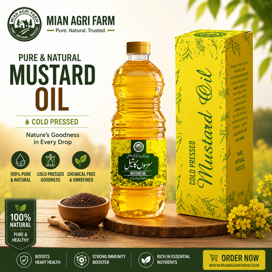 Mustard Oil | Cold Press | 1 Liter | FREE DELIVERY
