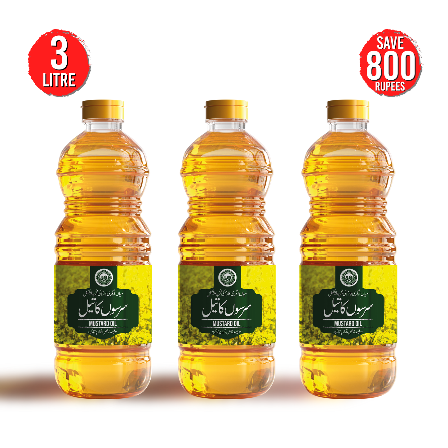 Mustard Oil | 3 Ltrs | FREE DELIVERY